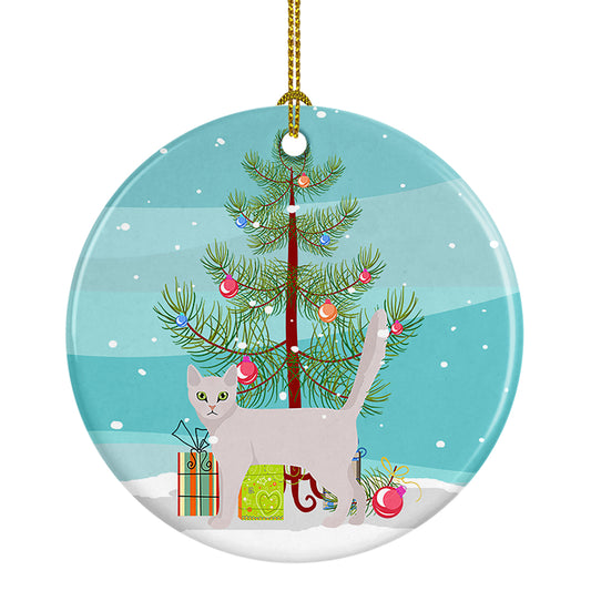 Buy this Burmilla Cat Christmas Ceramic Ornament