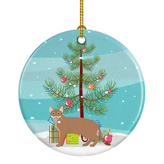 Buy this Chausie Cat Christmas Ceramic Ornament