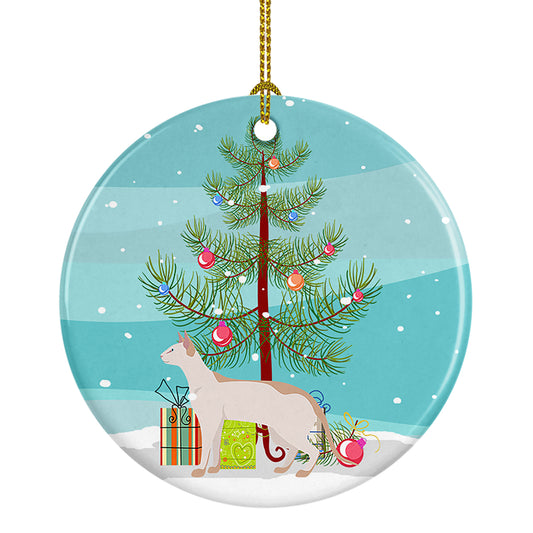 Buy this Colorpoint Shorthair Cat Christmas Ceramic Ornament
