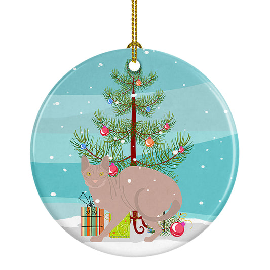 Buy this Don Sphynx Cat Christmas Ceramic Ornament