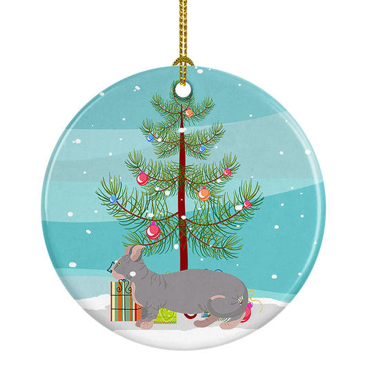 Buy this Dwelf Cat Christmas Ceramic Ornament