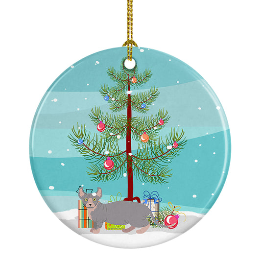 Buy this Dwelf Cat Christmas Ceramic Ornament