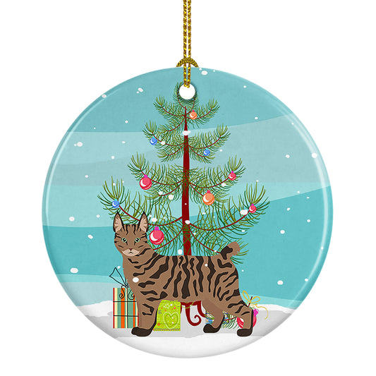 Buy this Pixie Bob Cat  Christmas Ceramic Ornament