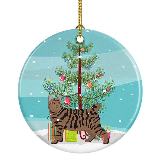 Buy this Pixie Bob Cat  Christmas Ceramic Ornament