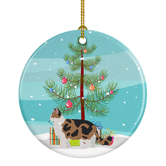 Buy this Ragamuffin Cat  Christmas Ceramic Ornament