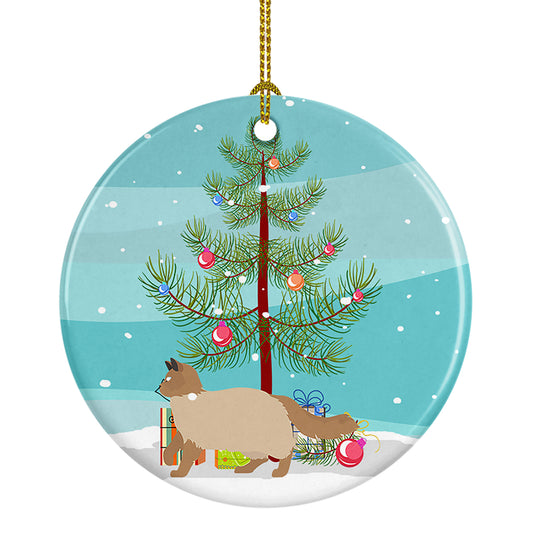 Buy this Ragdoll Cat Christmas Ceramic Ornament