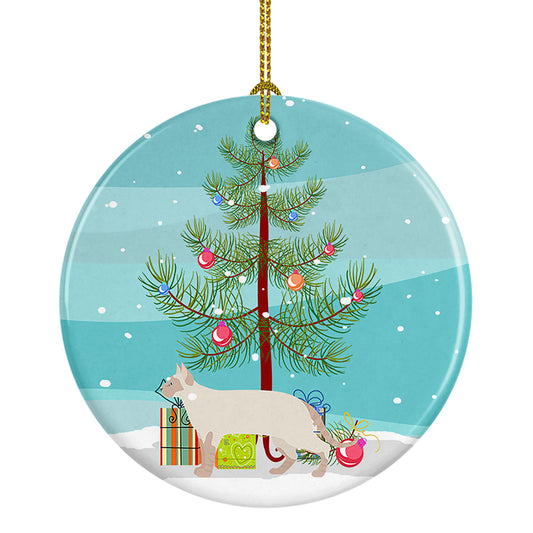 Buy this Tonkinese Cat Christmas Ceramic Ornament