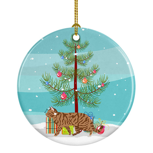 Buy this Toyger Cat Christmas Ceramic Ornament