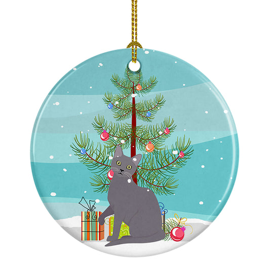 Buy this Korat Cat Christmas Ceramic Ornament