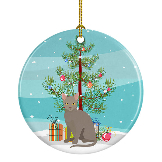 Buy this Malayan Cat Christmas Ceramic Ornament
