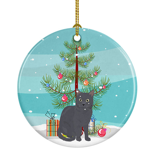 Buy this Nebelung Cat Christmas Ceramic Ornament
