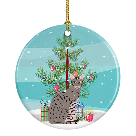 Buy this Ocicat Cat Christmas Ceramic Ornament