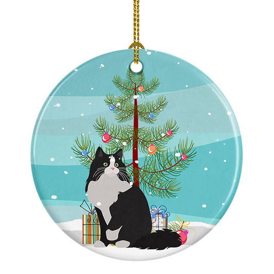 Buy this Ragamuffin Cat  Christmas Ceramic Ornament