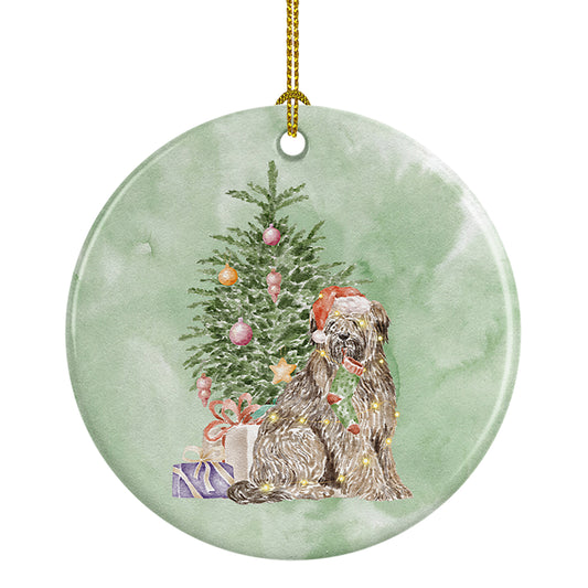 Buy this Briard Christmas Presents and Tree Ceramic Ornament
