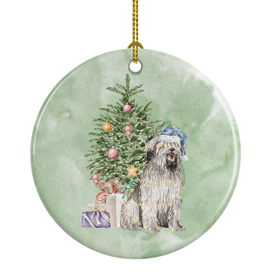 Buy this Briard #2 Christmas Presents and Tree Ceramic Ornament