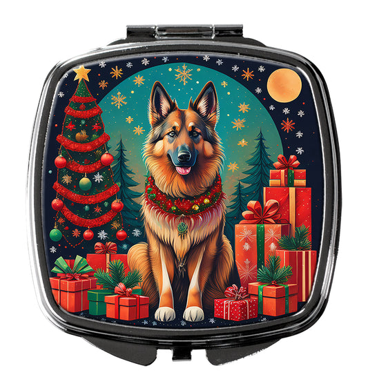 Buy this Belgian Tervuren Christmas Compact Mirror