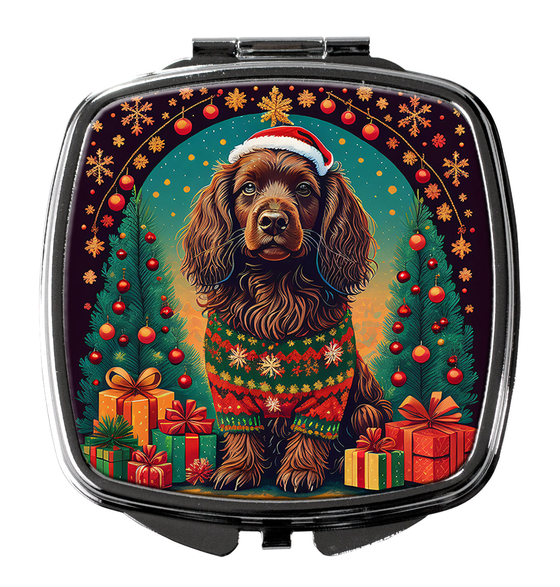 Buy this Boykin Spaniel Christmas Compact Mirror