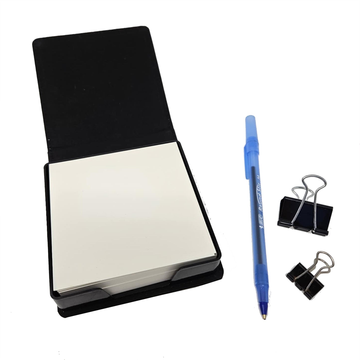Briard Christmas PU Leather Note Paper Holder