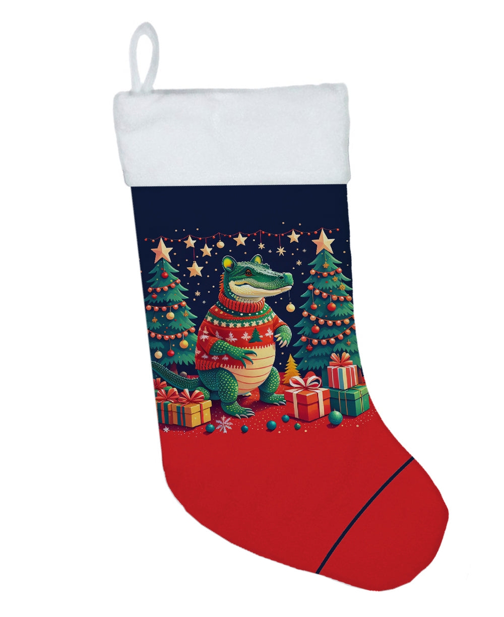 Alligator Christmas Christmas Stocking