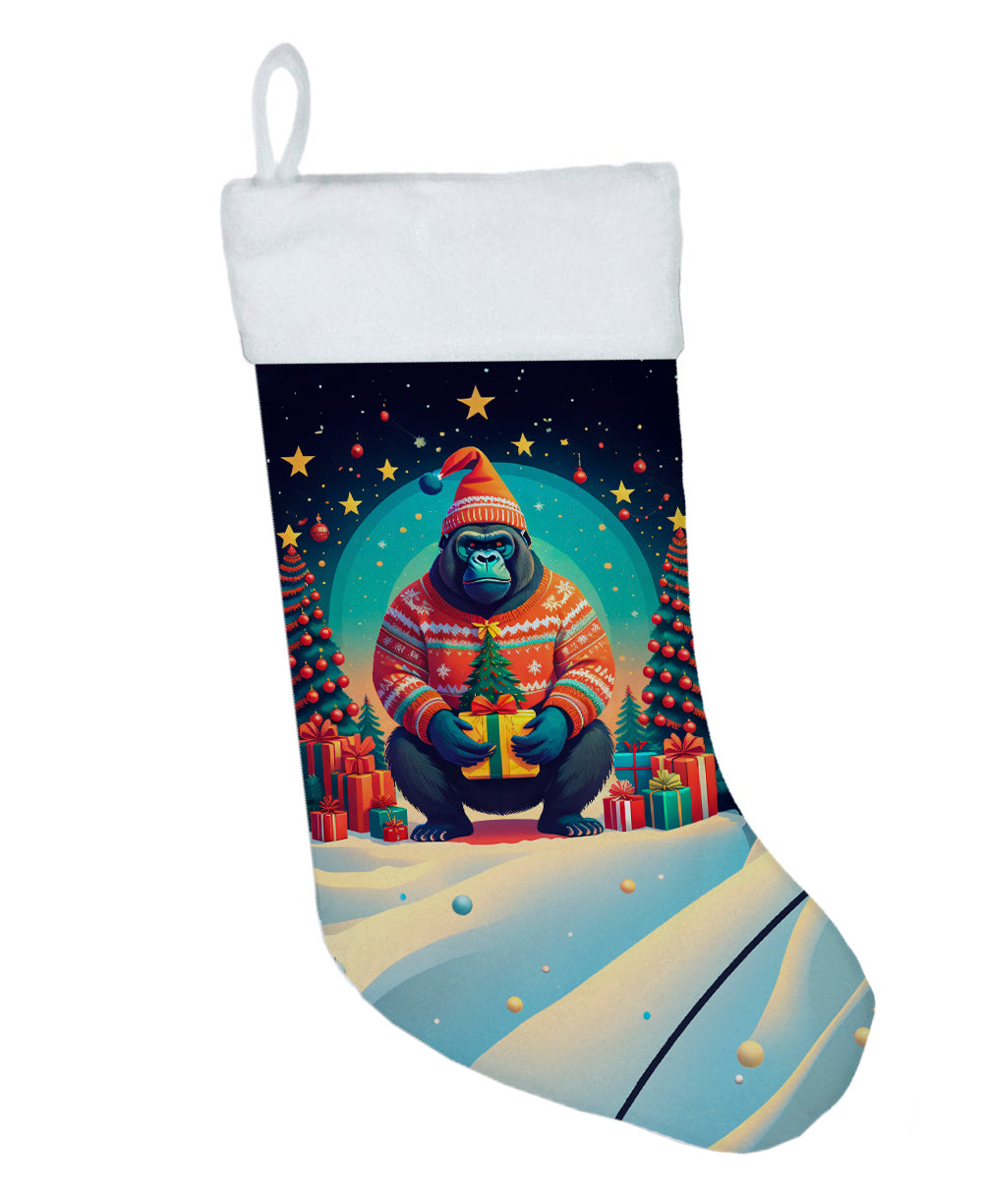 Gorilla Christmas Christmas Stocking