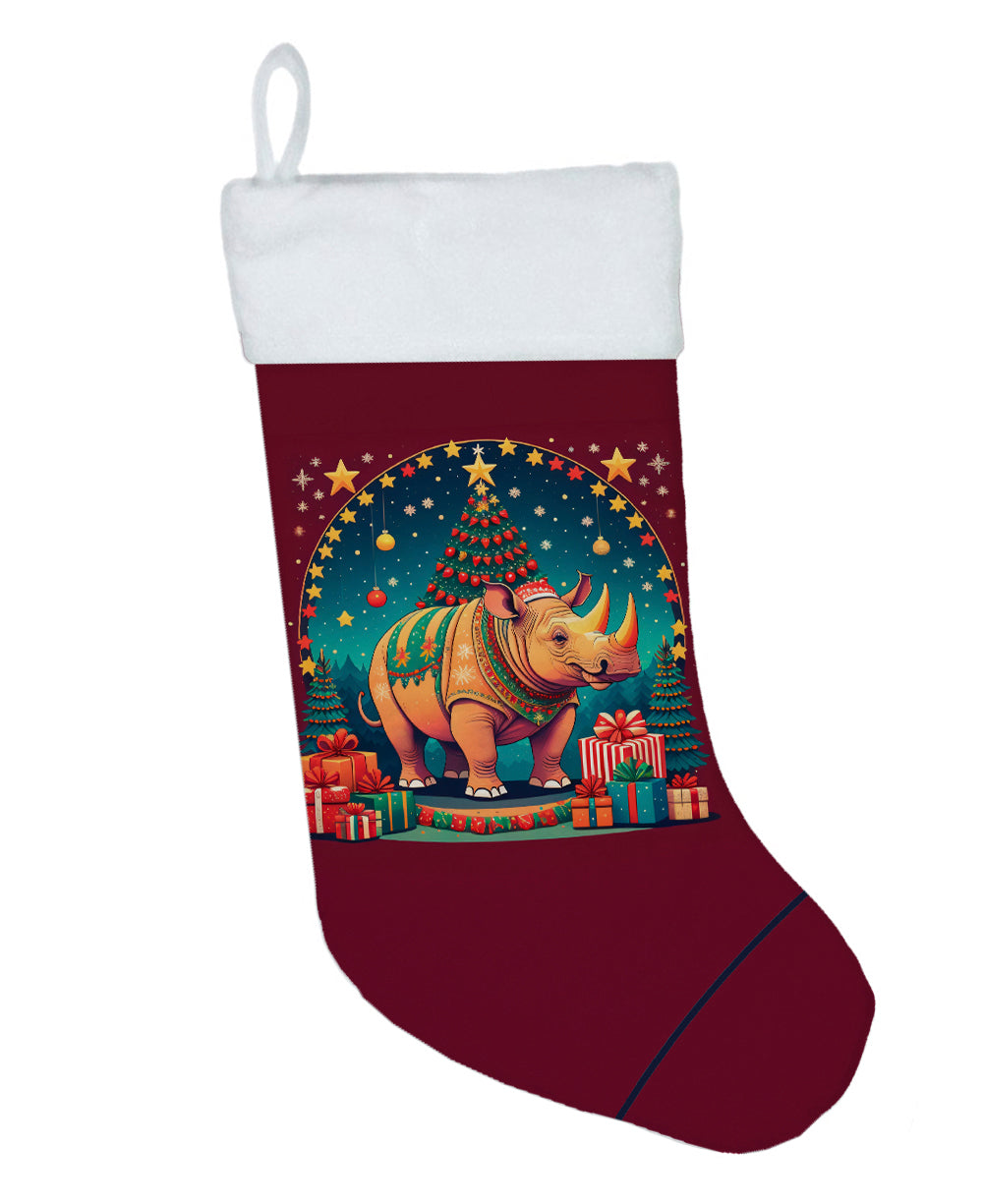 Rhinoceros Christmas Christmas Stocking