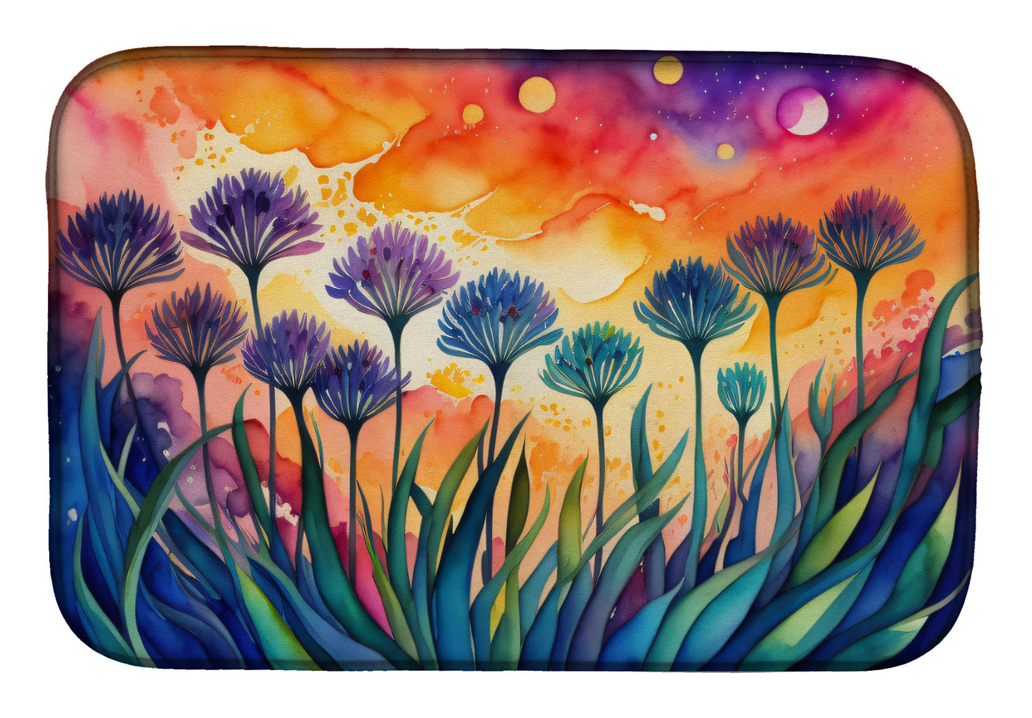 Buy this Agapanthus in Color Dish Drying Mat