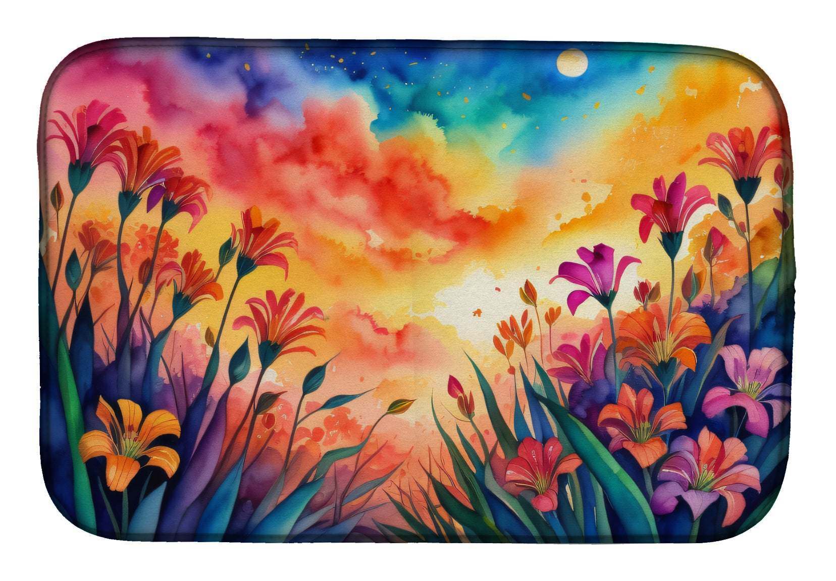 Buy this Alstroemerias in Color Dish Drying Mat