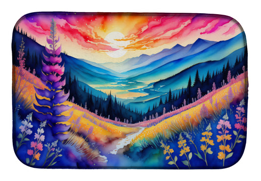 Buy this Annual Larkspur in Color Dish Drying Mat