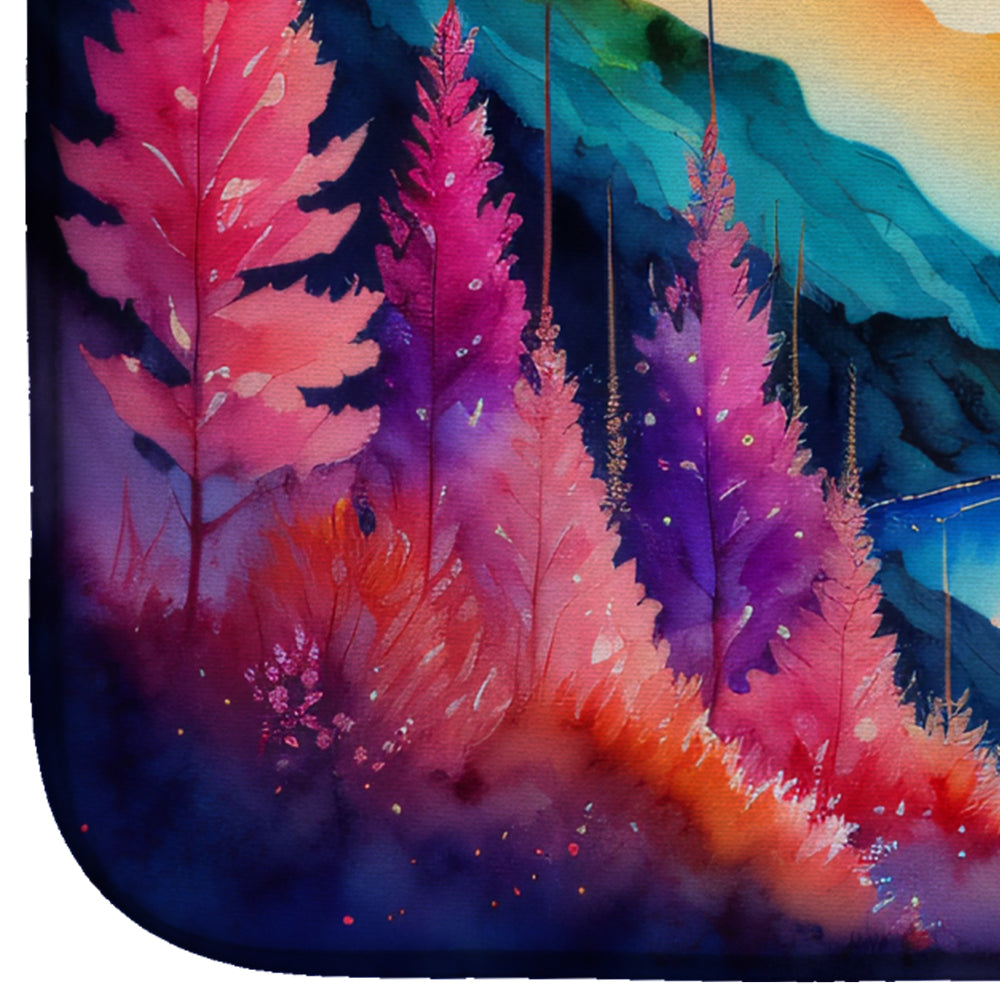 Astilbe in Color Dish Drying Mat