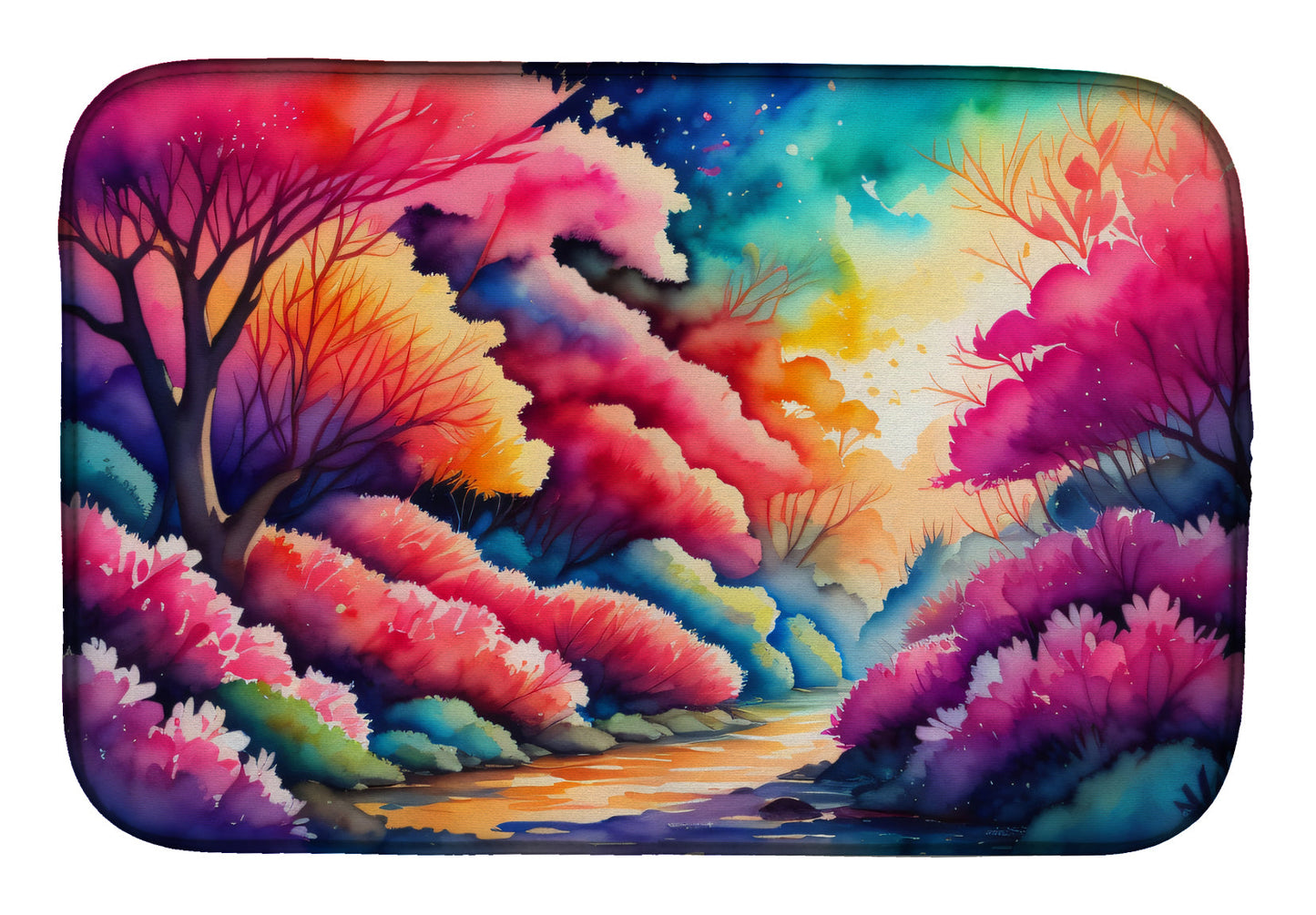 Buy this Azaleas in Color Dish Drying Mat