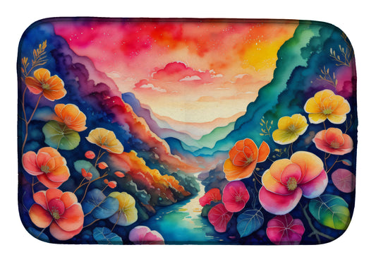 Buy this Begonias in Color Dish Drying Mat