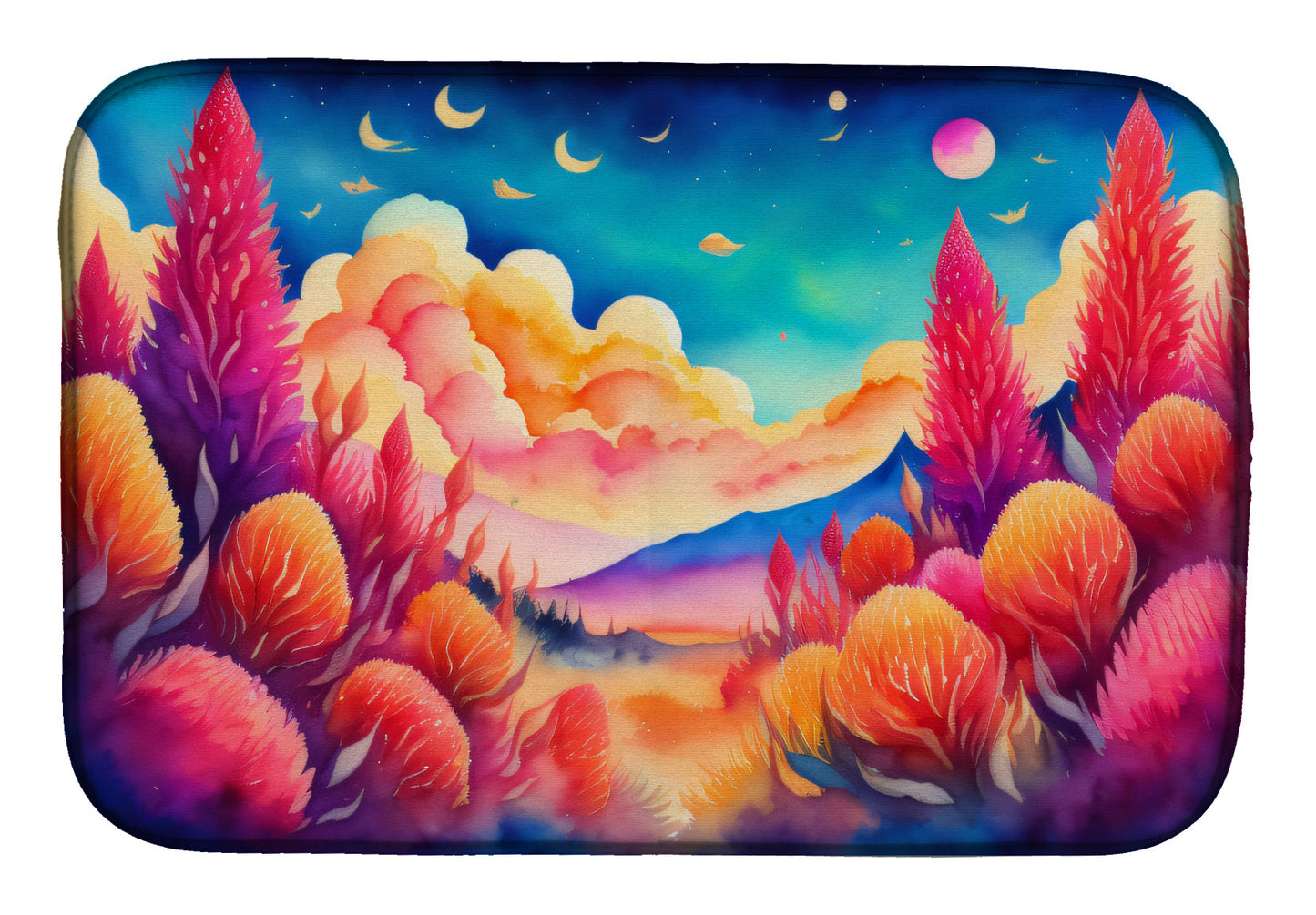 Buy this Celosia in Color Dish Drying Mat