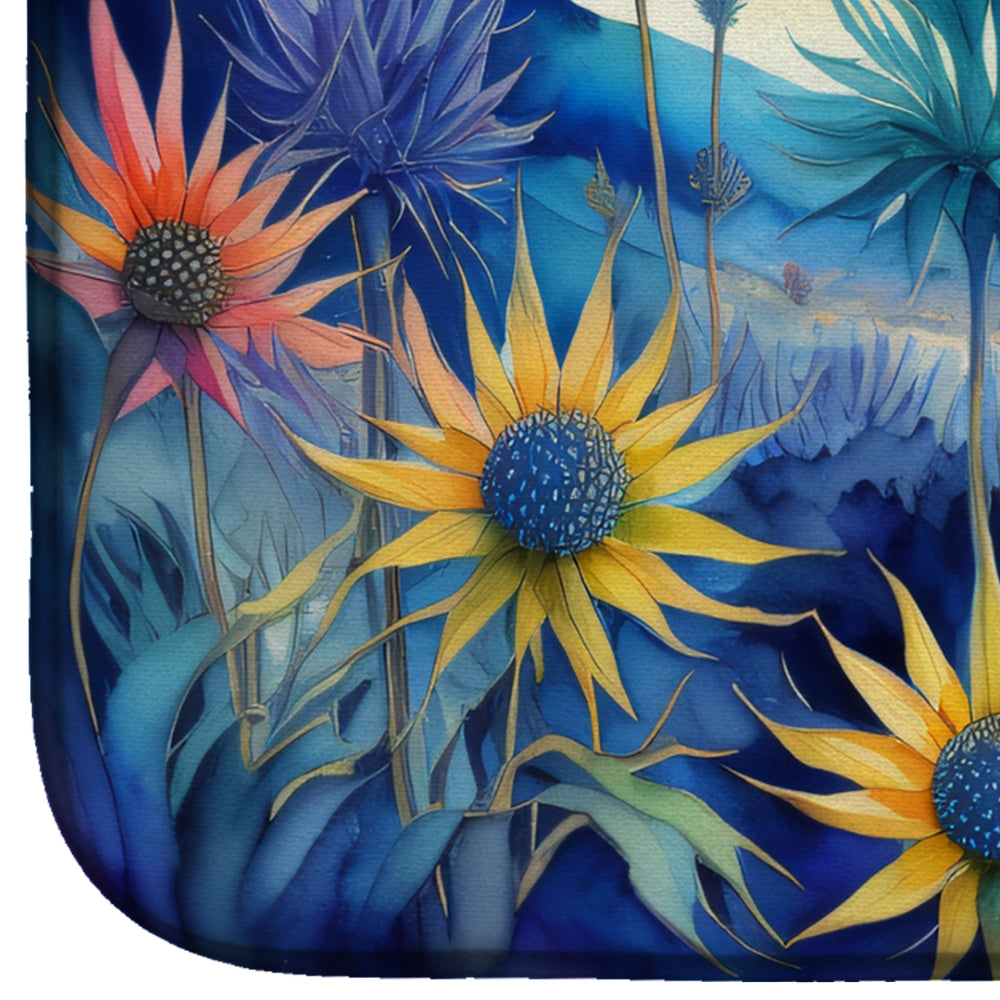 Eryngium in Color Dish Drying Mat