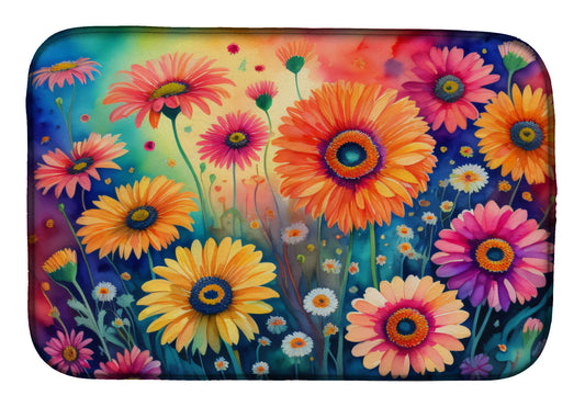 Buy this Gerbera Daisies in Color Dish Drying Mat