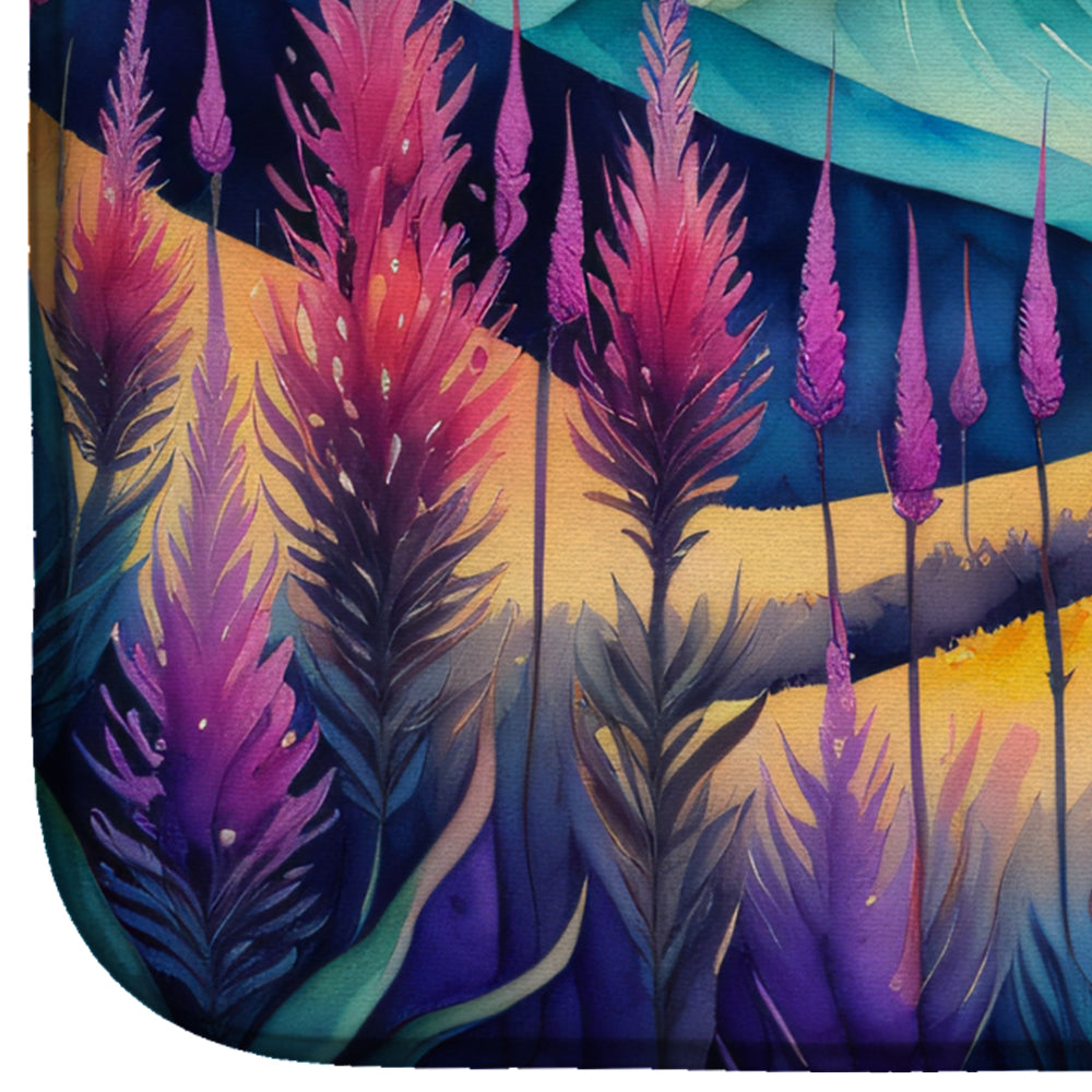 Liatris in Color Dish Drying Mat