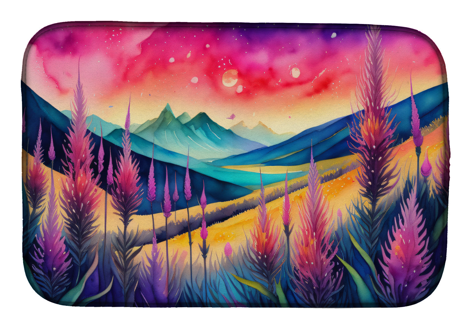 Buy this Liatris in Color Dish Drying Mat