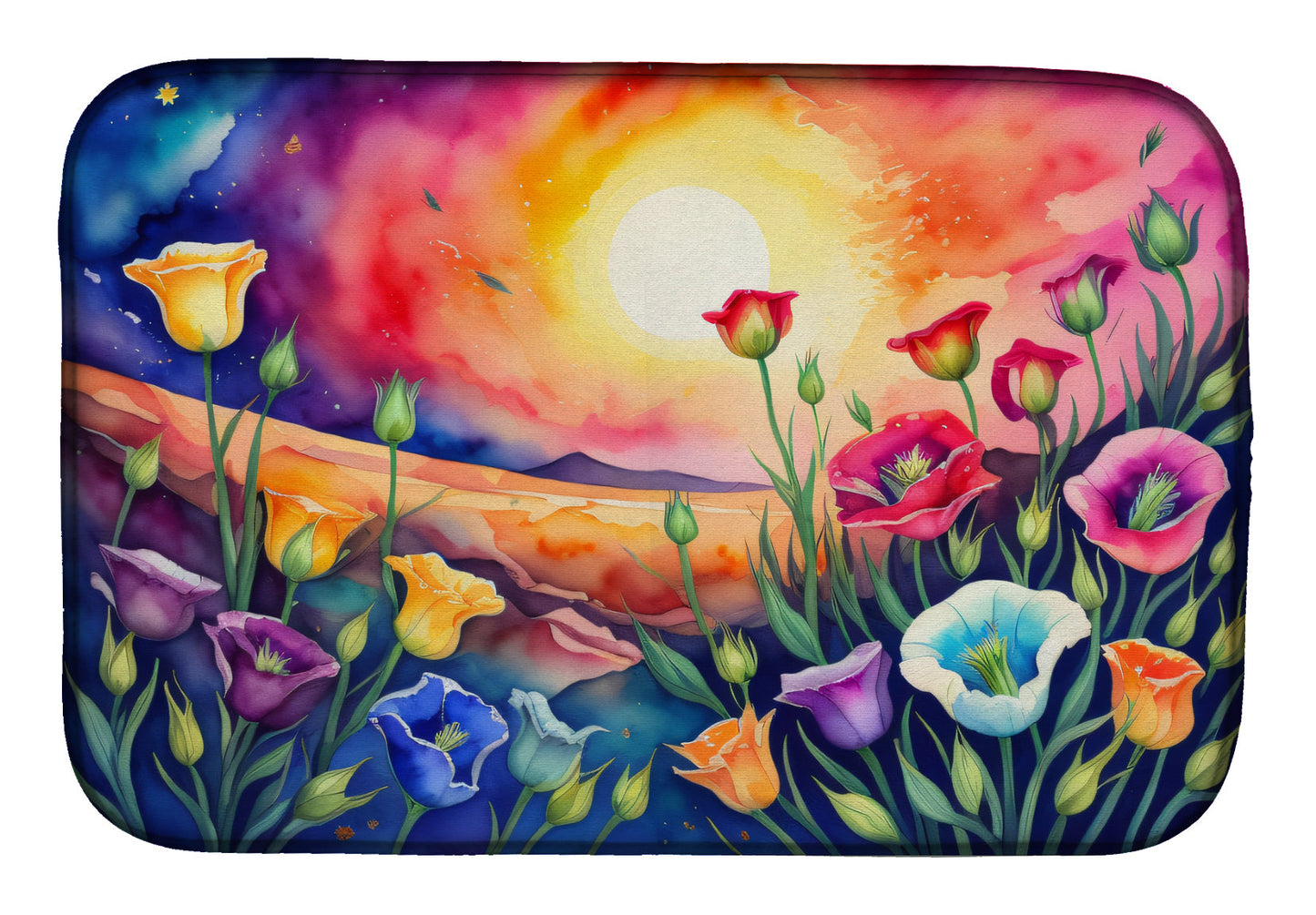 Buy this Lisianthus in Color Dish Drying Mat