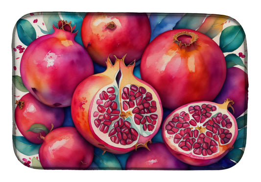 Buy this Colorful Pomegranates Dish Drying Mat