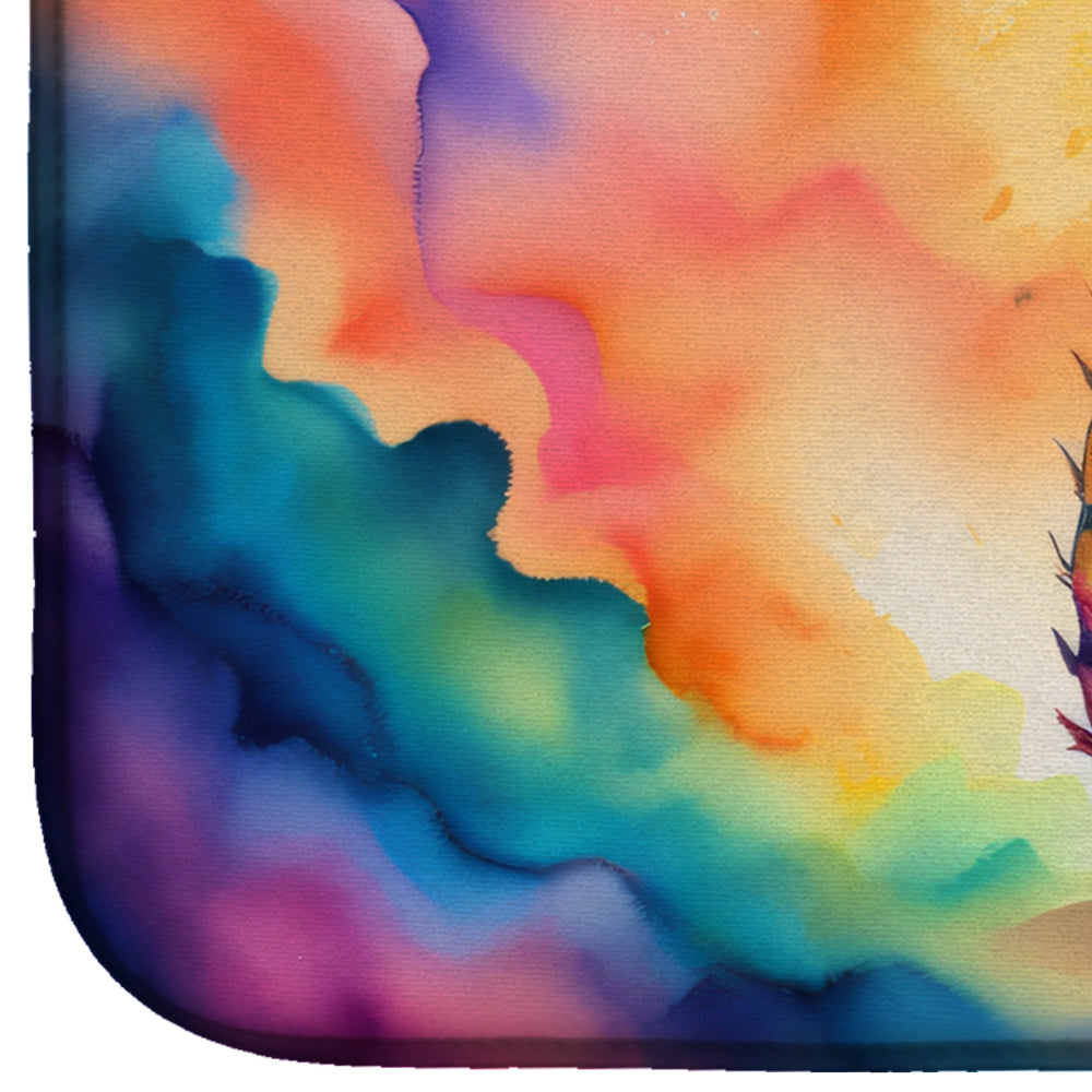 Colorful Pineapple Dish Drying Mat