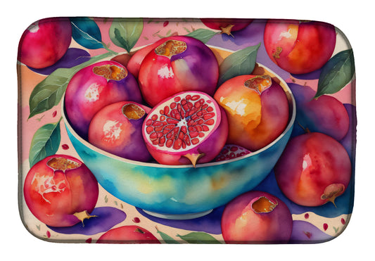 Buy this Colorful Pomegranates Dish Drying Mat