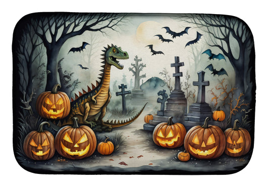 Buy this Dinosaurs Spooky Halloween Dish Drying Mat