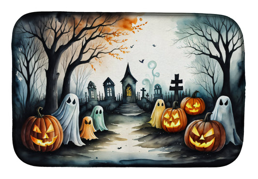 Buy this Ghosts Spooky Halloween Dish Drying Mat