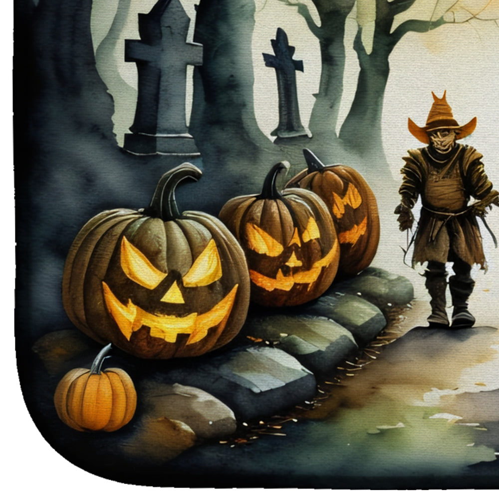 Orcs Spooky Halloween Dish Drying Mat