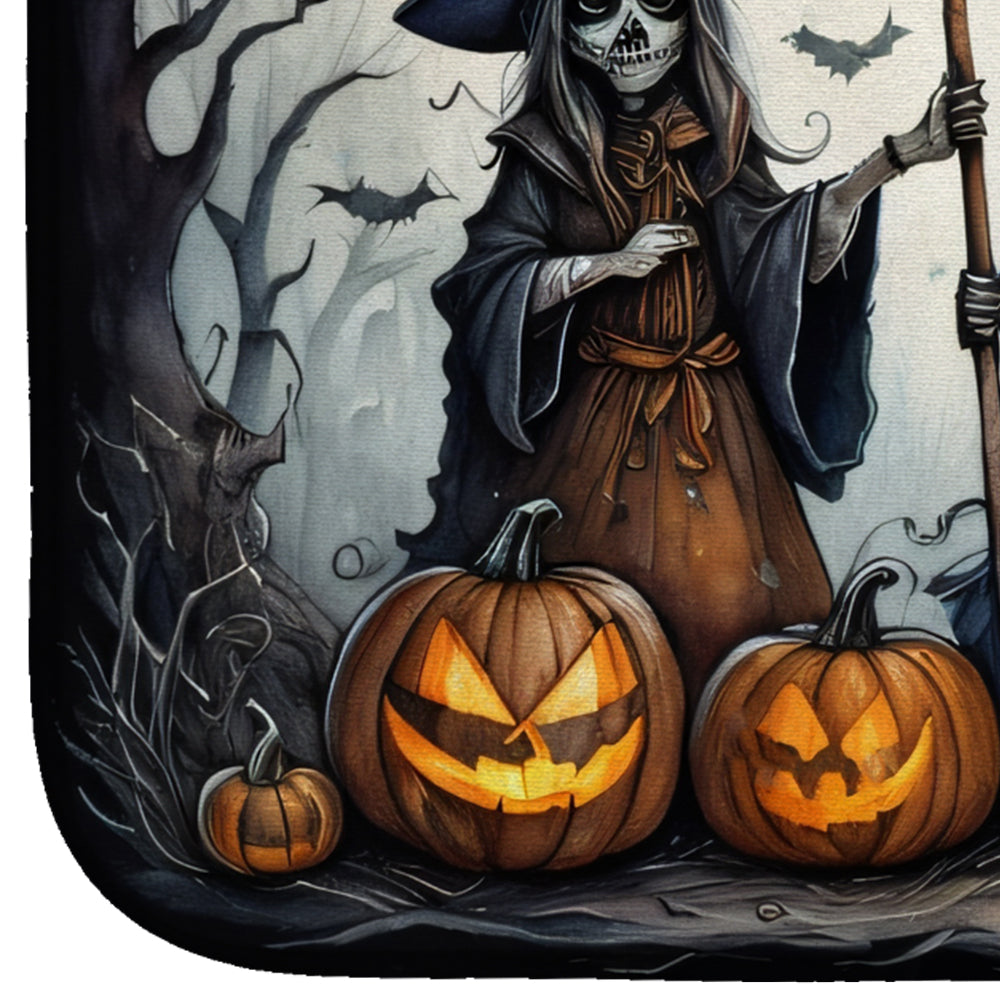 Witches Spooky Halloween Dish Drying Mat