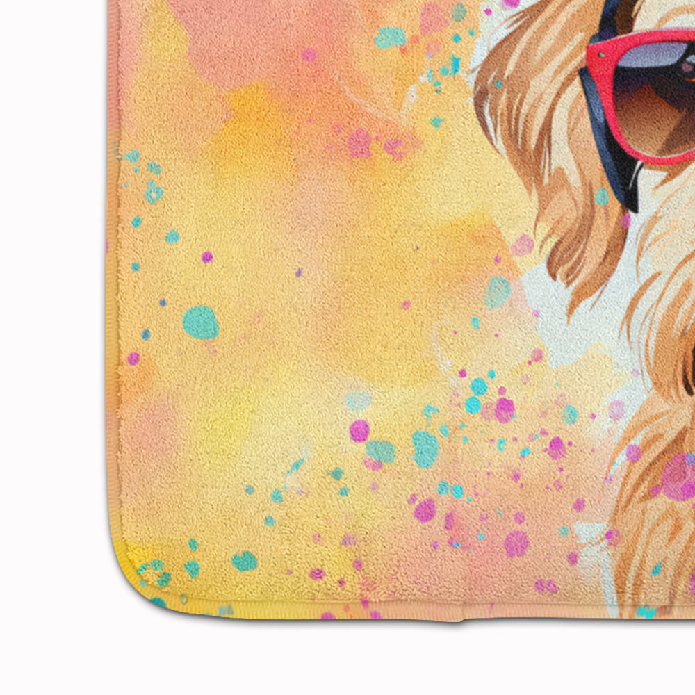 Airedale Terrier Hippie Dawg Memory Foam Kitchen Mat