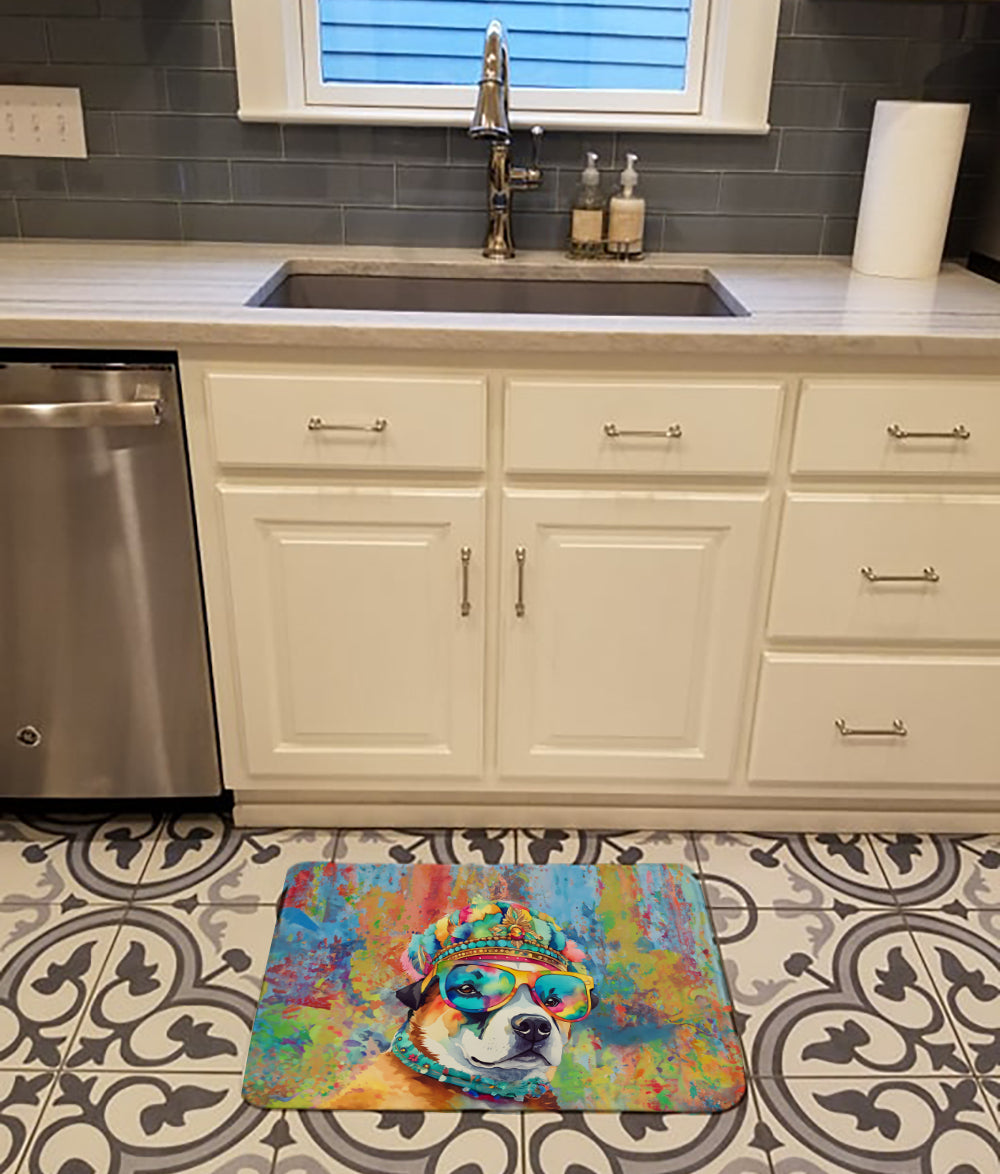 Akita Hippie Dawg Memory Foam Kitchen Mat