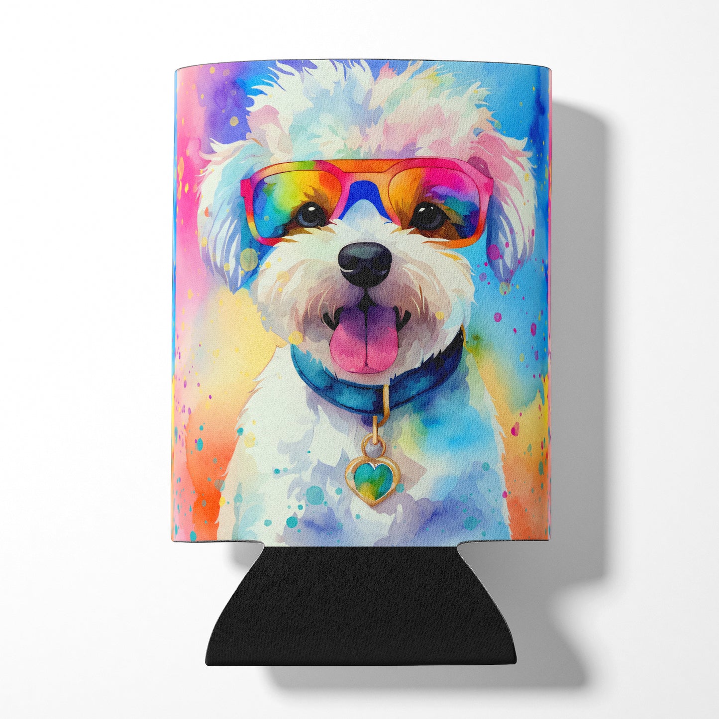 Buy this Bichon Frise Hippie Dawg Can or Bottle Hugger