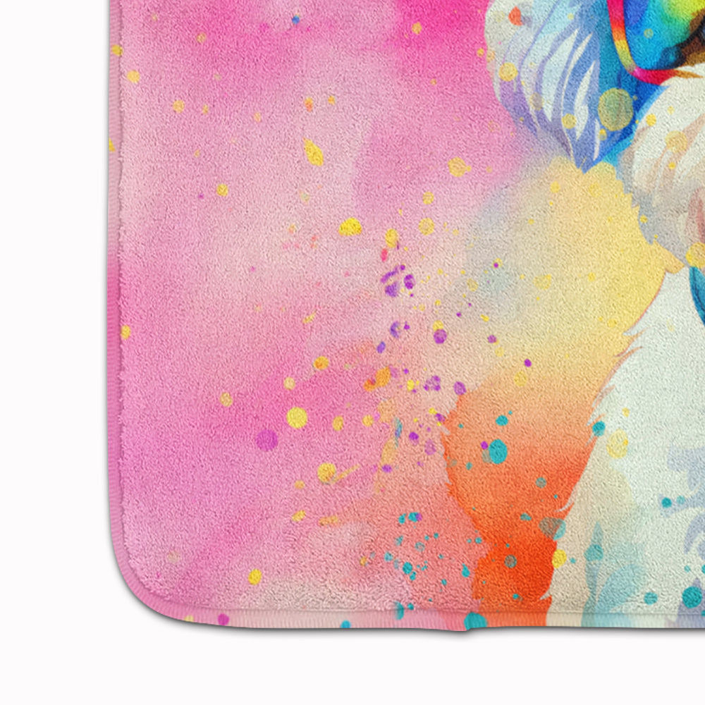 Bichon Frise Hippie Dawg Memory Foam Kitchen Mat
