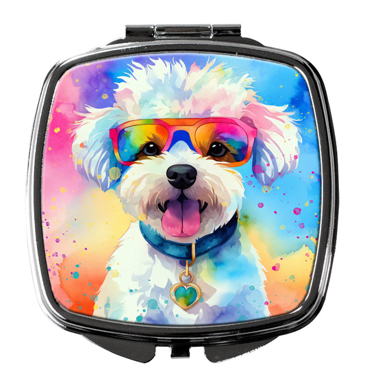 Buy this Bichon Frise Hippie Dawg Compact Mirror