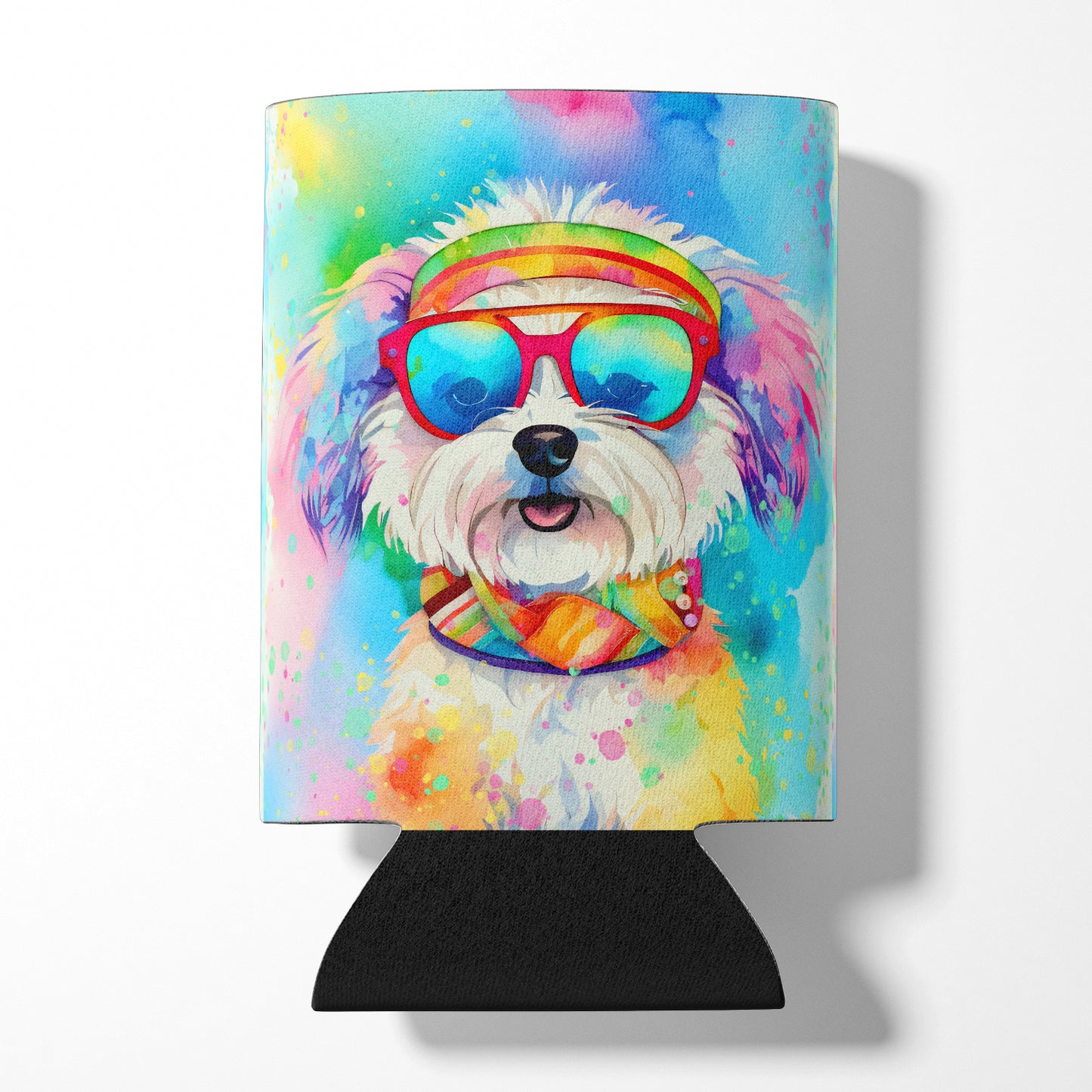 Buy this Bichon Frise Hippie Dawg Can or Bottle Hugger